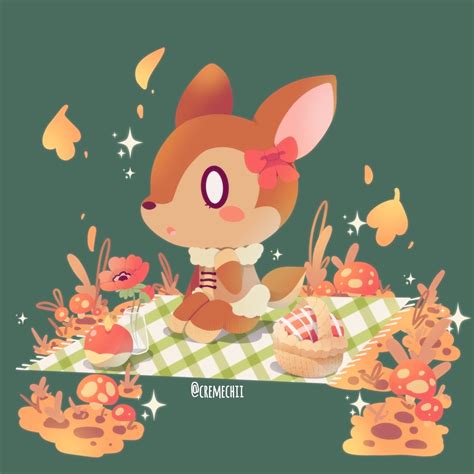 Just some fall Fauna fanart :3 : r/AnimalCrossing