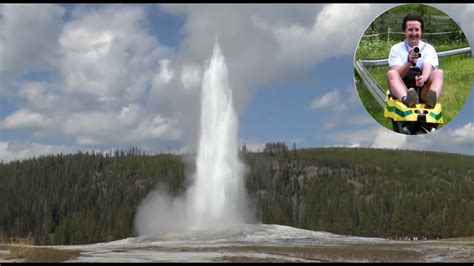 Old Faithful Geyser - Yellowstone National Park (HD) - YouTube