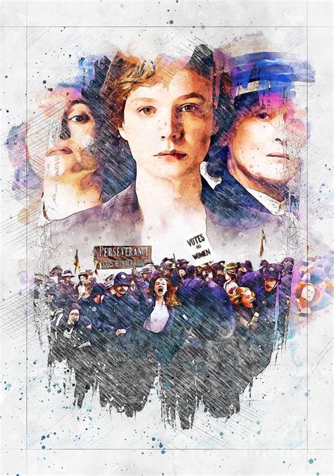 No7389 Suffragette Movie poster Digital Art by Carrie Stanton - Fine Art America