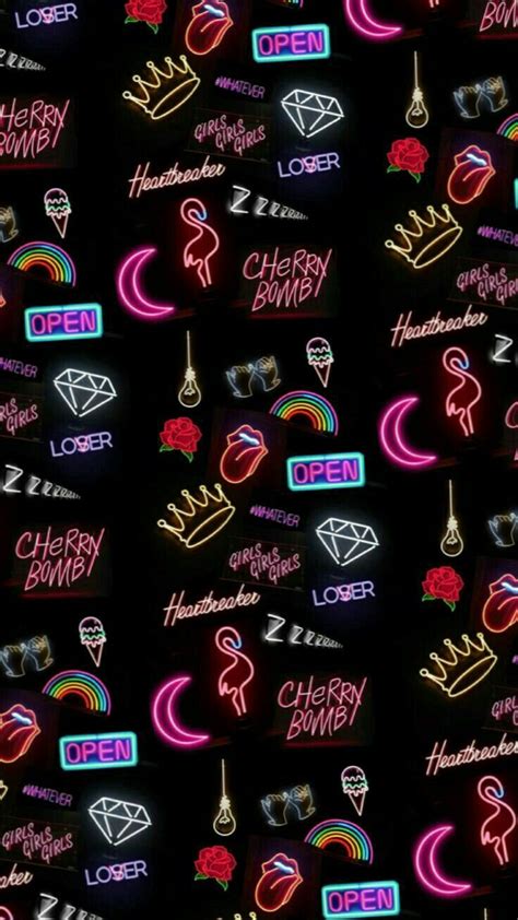 Pinterest: @milkytaetae Wallpaper neon | Fondos de pantalla tumblr ...