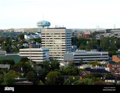 A View of downtown Sudbury Stock Photo - Alamy