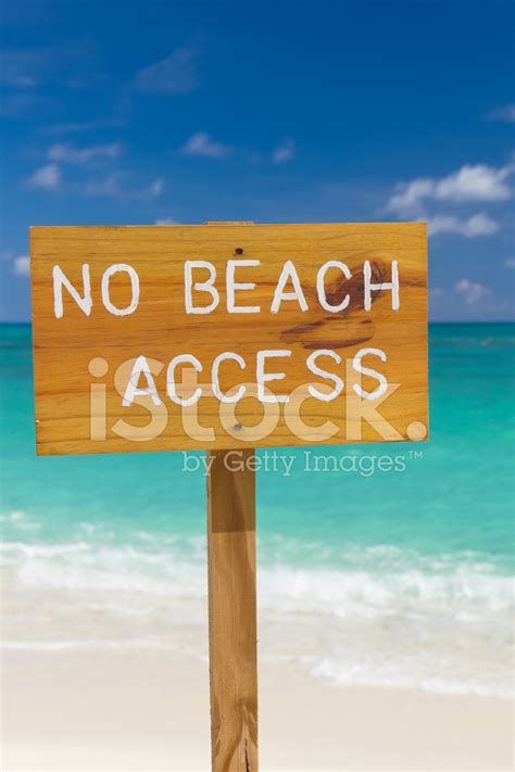 No Beach Access Sign Stock Photo | Royalty-Free | FreeImages