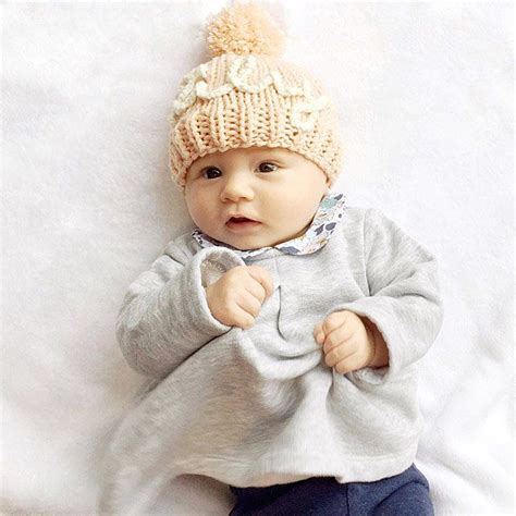 Knit Your Own Personalized Baby Hat | Personalized baby hats, Baby wool hats in 2020 | Baby ...