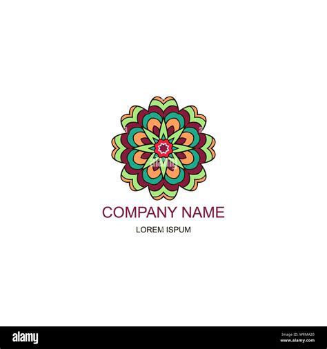 Business logo. Floral, Oriental logo. Company logo in the oriental ...