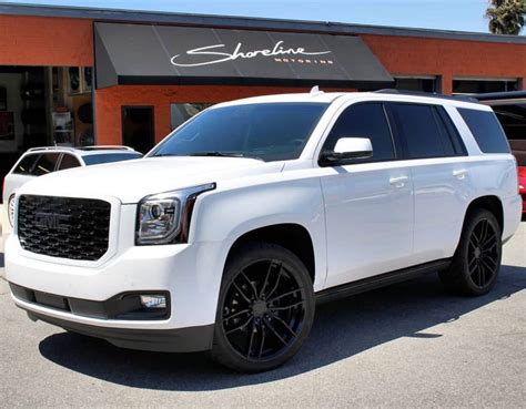 Yukon Denali White Black Rims | White suv, Yukon denali, Gmc yukon denali