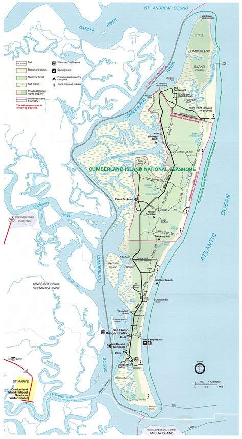 Cumberland Island Map - Cumberland Island GA • mappery