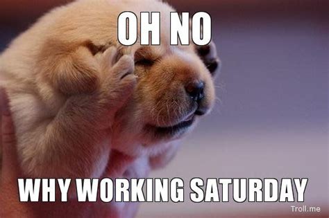 Saturday Memes| What can be more painful than working on a Saturday?