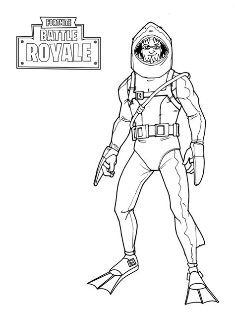 34 Free Printable Fortnite Coloring Pages