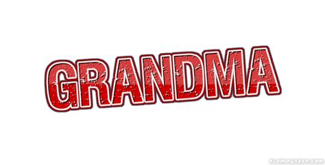 Grandma Logo | Free Name Design Tool from Flaming Text