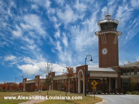 Alexandria International Airport (AEX) in Central Louisiana, location, airlines, flight status ...