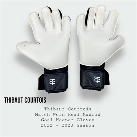 Thibaut Courtois Match Worn Real Madrid Goal Keeper Gloves 2022 - 2023 Season - Golden Soccer ...