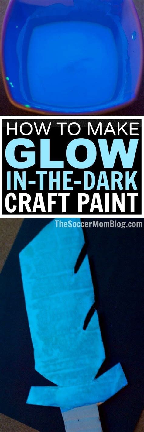 Glow in the Dark Paint Recipe | Glow in dark paint, Glow in the dark ...