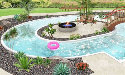 Tips for Landscaping Around Backyard Lazy Rivers