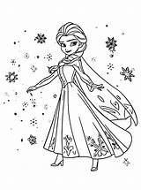 Elsa Coloring Pages For Girls Coloring sketch template