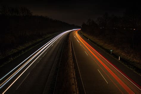 Free photo: Night, Highway, Light Trail - Free Image on Pixabay - 1081293