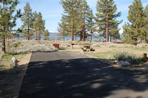 Nevada Beach Campground has some prime real estate on a beautiful sandy ...