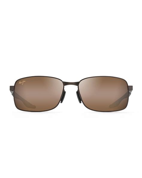 Maui Jim Men's Shoal Polarized Metal Sunglasses | Neiman Marcus