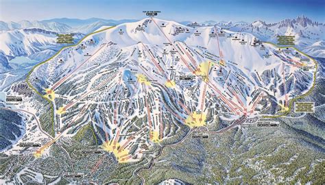 Trail Map Mammoth Mountain – California Highest Resort