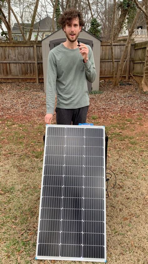 I Tested a 100 Watt Solar Panel on a Cloudy Day (Video!) - Footprint Hero