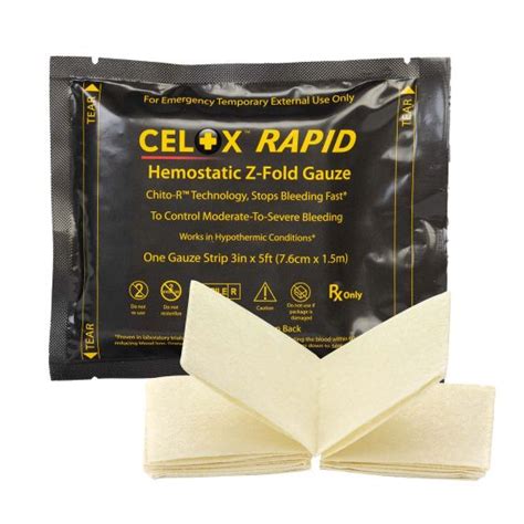 Celox Rapid Hemostatic Gauze | North American Rescue