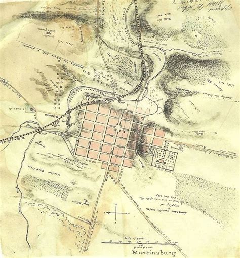 Berkeley County, West Virginia, Early nineteenth century map of ...