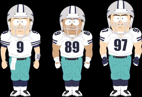 Download Animated Dallas Cowboys Players Cartoon | Wallpapers.com