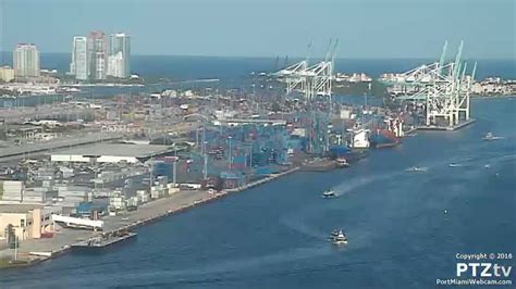 Webcam Miami, Florida: Livestream Port of Miami - Webcam Galore