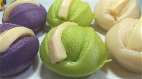 Perfect recipe for soft and fluffy PUTO CHEESE! PROMISE👍👍| puto pandan cheese | puto ube cheese ...