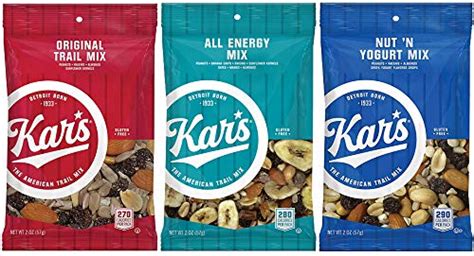 Kar's Nuts Trail Mix – Variety Flavors – Original Trail Mix, All Energy, Nut N Yogurt Unsalted ...