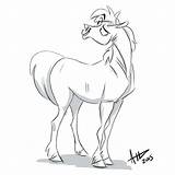 Coloring Horse Colt Pages sketch template