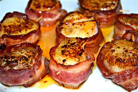 Oven Baked Scallops Wrapped In Bacon Recipe | Bryont Blog