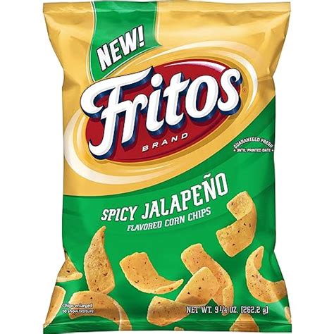 Amazon.com : Fritos Corn Chips, Spicy Jalapeno, 9.25 Ounce : Everything ...