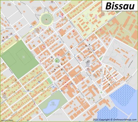 Bissau City Map | Guinea-Bissau | Maps of Bissau City