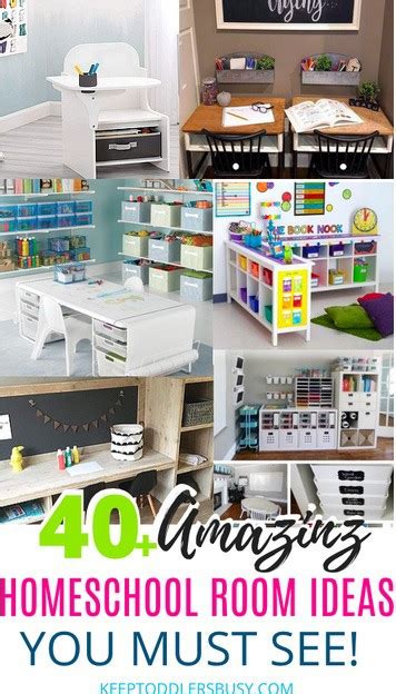 40 Amazing Homeschool Room Ideas You Absolutely Must See