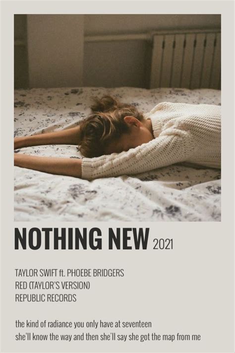 nothing new taylor swift phoebe bridgers | Taylor swift lyrics, Taylor ...