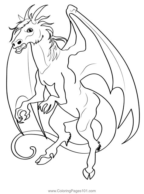 Jersey Devil 3 Coloring Page for Kids - Free Jersey Devils Printable ...