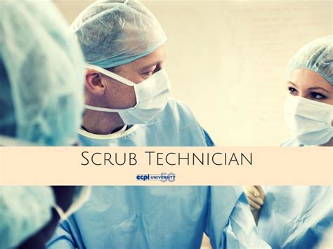 What is a Scrub Technician? | Health science, Technician, Scrubs