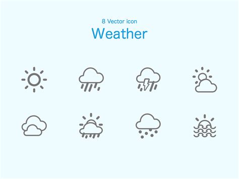 Free Weather Icons Sketch freebie - Download free resource for Sketch - Sketch App Sources