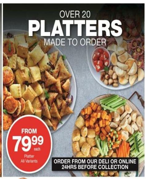 Platter All Variants offer at Checkers