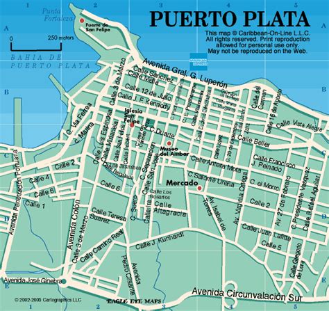 Puerto Plata City Map | Puerto plata, Map, República dominicana