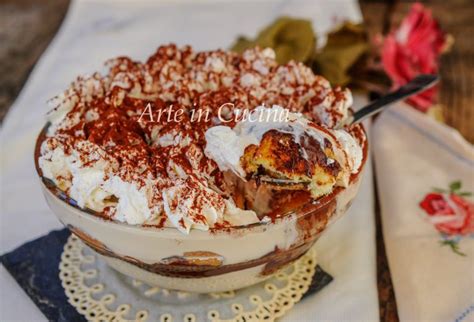 Tiramisù in coppette ricotta e nutella