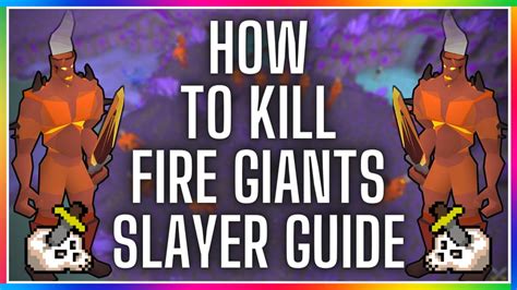 OSRS - Fire Giants Slayer Guide 2021 | Ranged/Magic/Melee Setups + Safespots | ALL YOU NEED TO ...