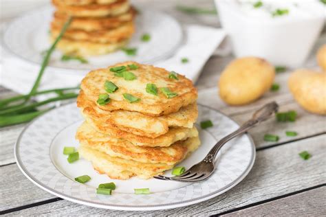 Polish Potato Pancakes - w/ Sour Cream & Chives