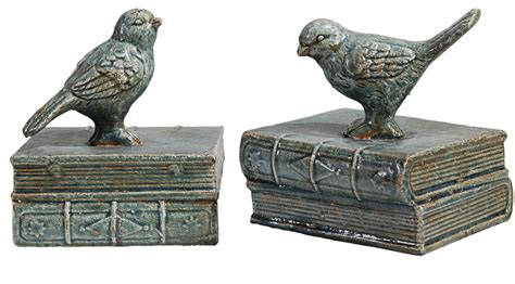 Bird Bookends | A&b home, Bookends, Decorative sculpture