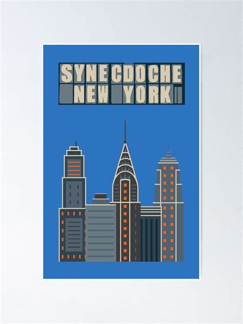 "Synecdoche New York" Poster by natbern | Redbubble