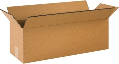 Made in USA - 16" Wide x 48" Long x 16" High Rectangle Heavy Duty Corrugated Box - 39559075 ...