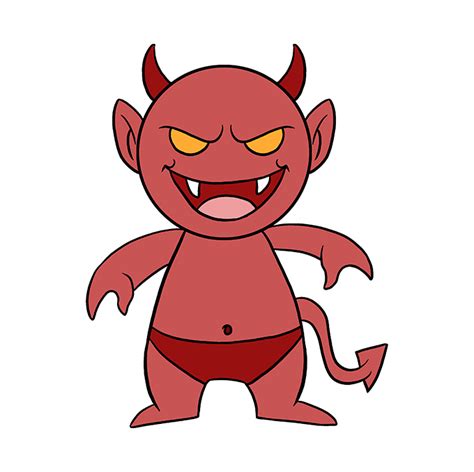 How To Draw A Demon Really Easy Drawing Tutorial Draw A Demon Png | Images and Photos finder