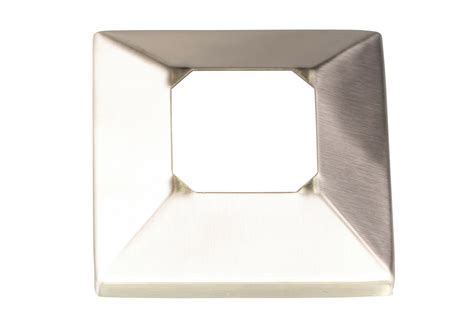 Spigot Cover Plate Square Satin Fancy