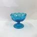 Vintage Blue Glass Footed Candy Bowl, Jewelry, Decor - Etsy