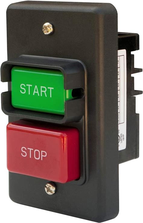 Home Switch On Off Start Stop Push Button Single Phase Motor Electric ...